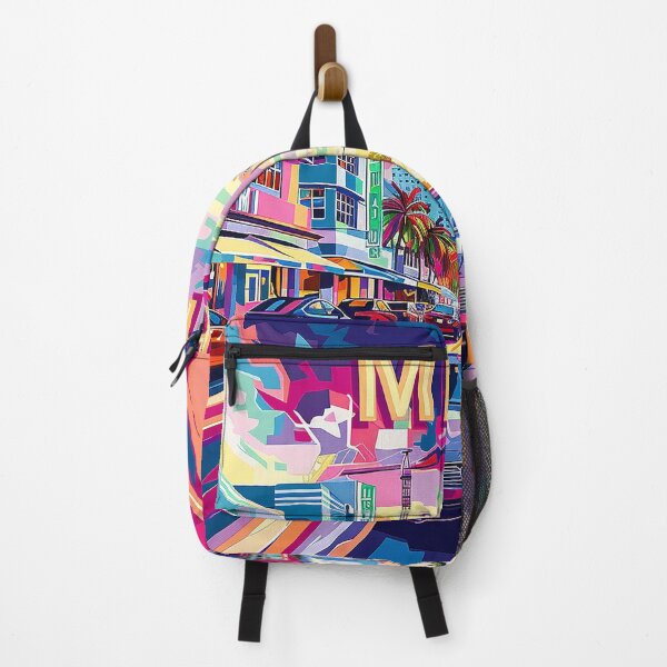 Item preview, Miami Travel Illustration designed and sold by nomiraclehere.