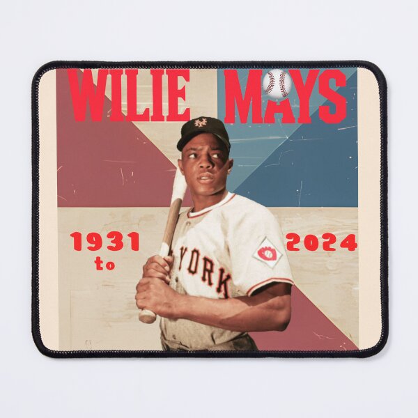Item preview, Willie Mays - A Tribute to the Legendary Baseball Icon (1931-2024) - Celebrating the Life and Legacy of the Hall of Fame Center Fielder designed and sold by FebricFusion.