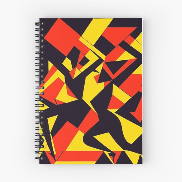 Item preview, Flames silhouetting dancers designed and sold by George Hutton Hunter.