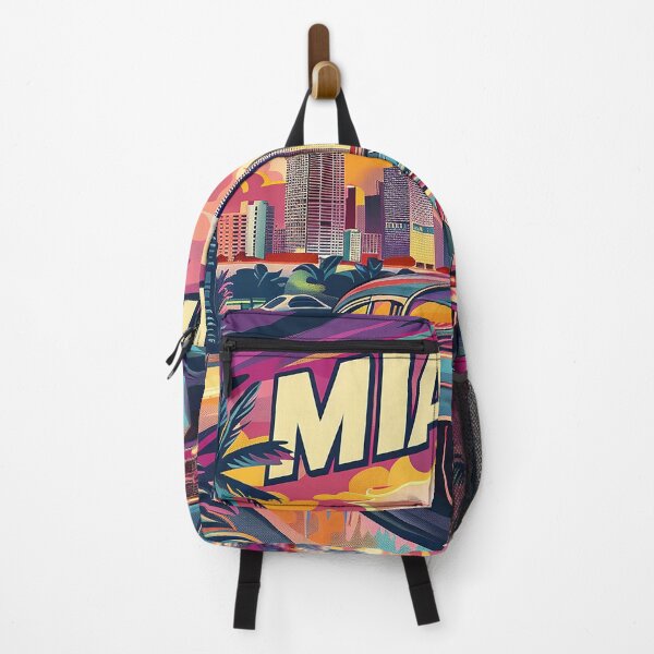 Item preview, Miami Travel Illustration designed and sold by nomiraclehere.