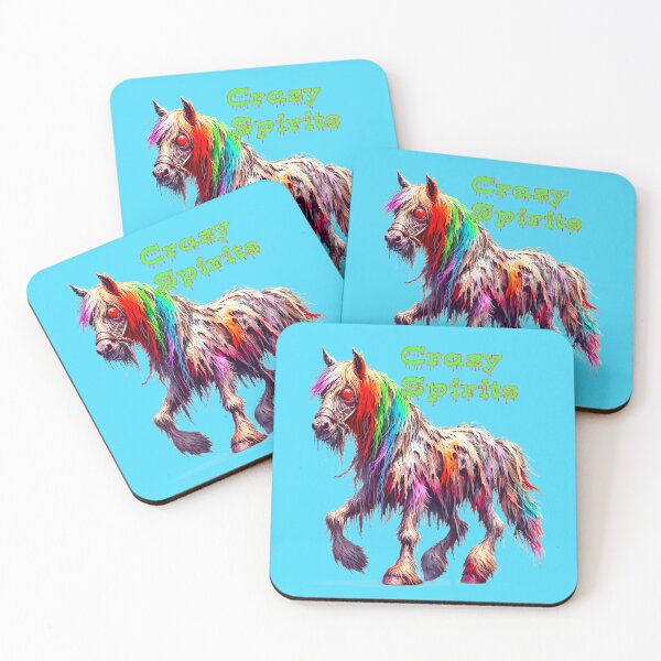 Item preview, Crazy zombie horse, fantasy art designed and sold by LoneAngel.