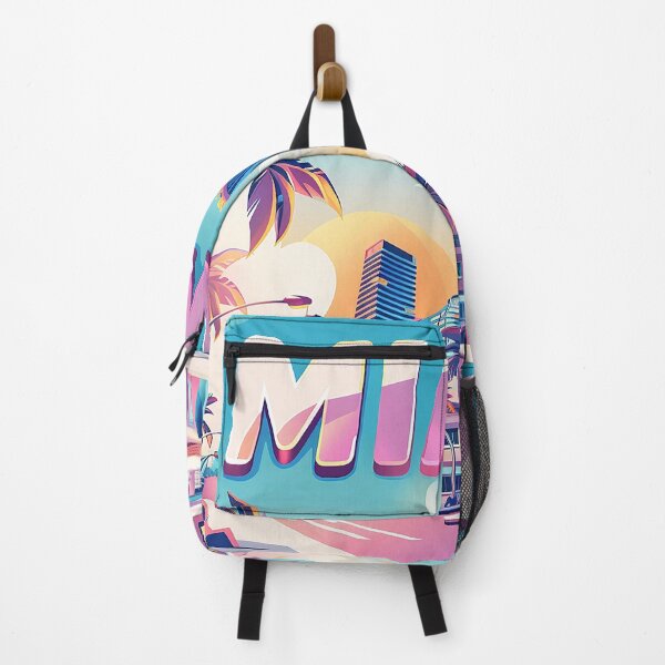 Item preview, Miami Travel Illustration designed and sold by nomiraclehere.