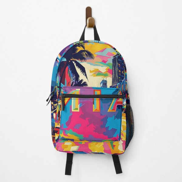 Item preview, Miami Travel Illustration designed and sold by nomiraclehere.