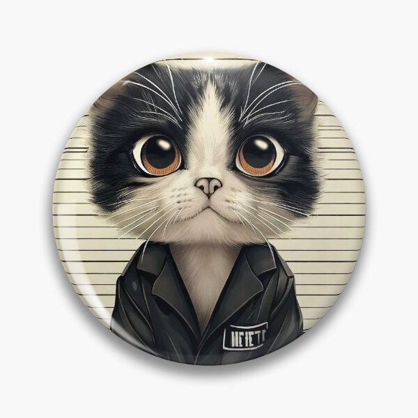 Item preview, Kitten Mugshot designed and sold by AbyssOasis.