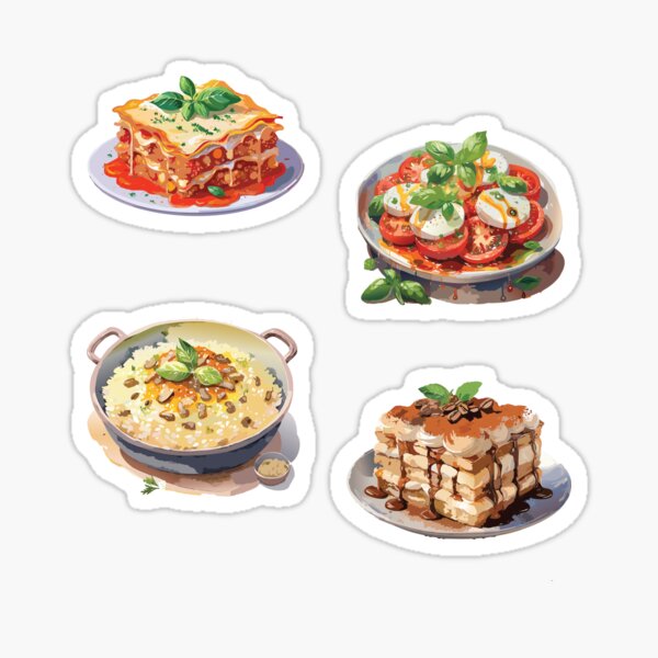 Item preview, Italienisches Essen Band 2 - 4er-Set designed and sold by GerVapricot-.