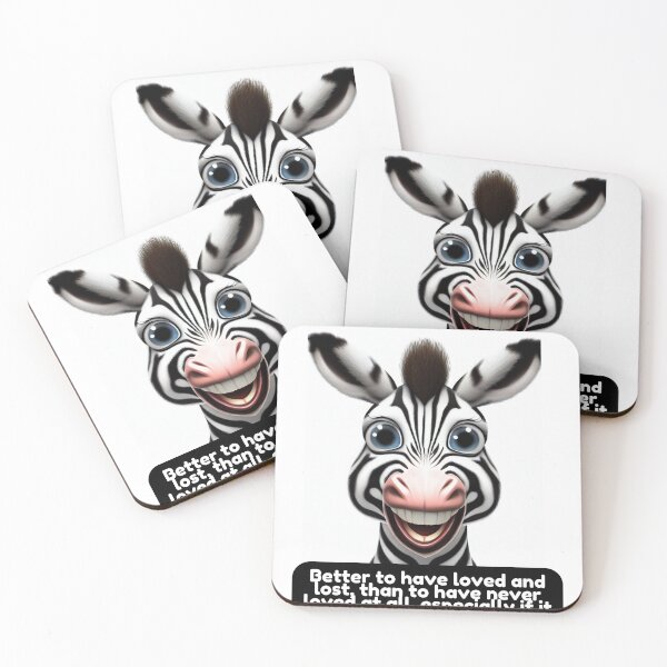 Item preview, Funny Proverb Sayings Zebra face designed and sold by Littleprince2.