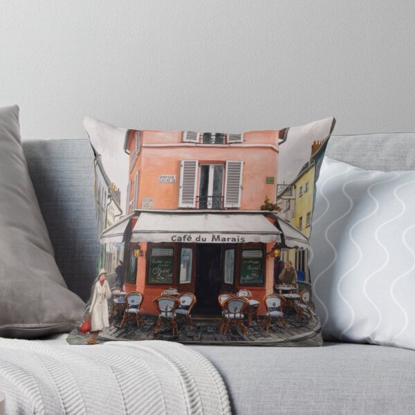 Item preview, Charming Café du Marais in Paris designed and sold by CARRAANN.