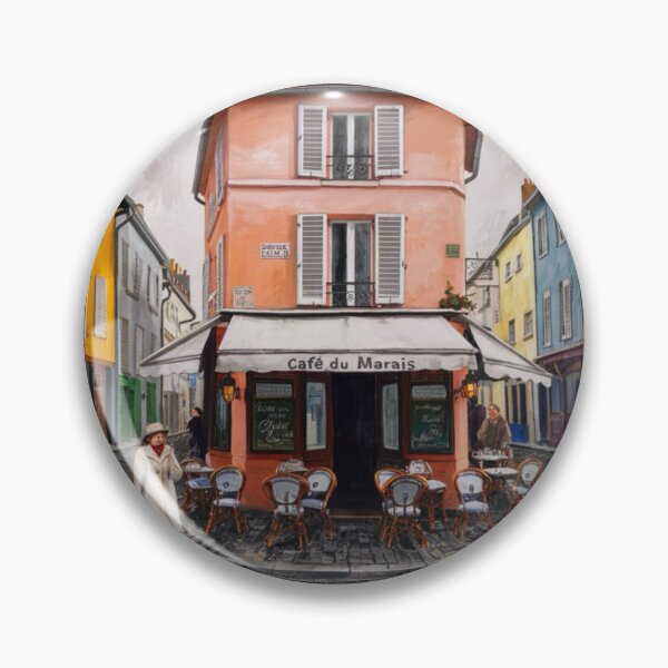 Item preview, Charming Café du Marais in Paris designed and sold by CARRAANN.