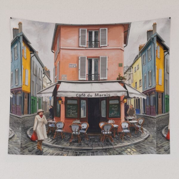 Item preview, Charming Café du Marais in Paris designed and sold by CARRAANN.