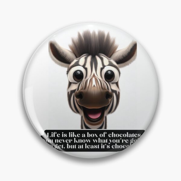 Item preview, Funny Proverb Sayings Zebra face designed and sold by Littleprince2.