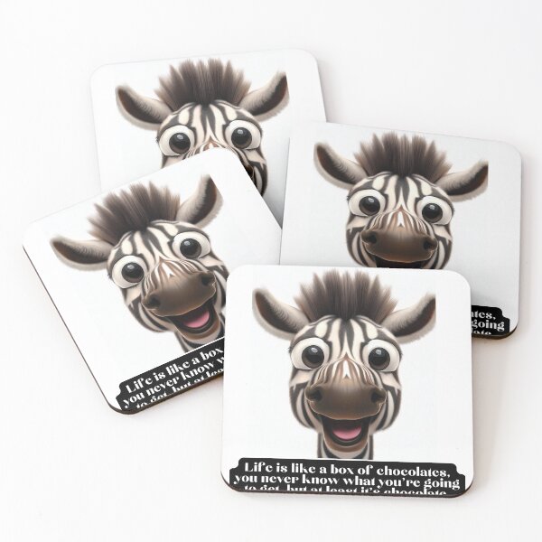 Item preview, Funny Proverb Sayings Zebra face designed and sold by Littleprince2.