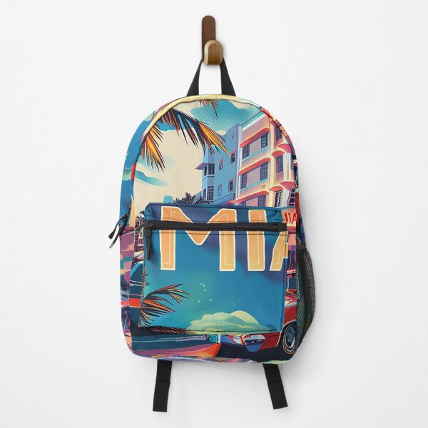Item preview, Miami Travel Illustration designed and sold by nomiraclehere.