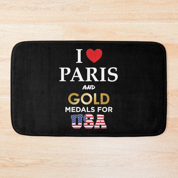 Item preview, I Love Paris and Gold Medals for USA vs2 designed and sold by SoulArtDesign.