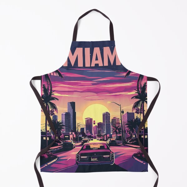 Item preview, Miami Travel Illustration designed and sold by nomiraclehere.