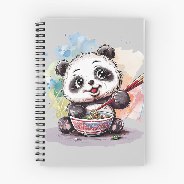 Item preview, Cute Panda Eating Ramen designed and sold by dharanna.