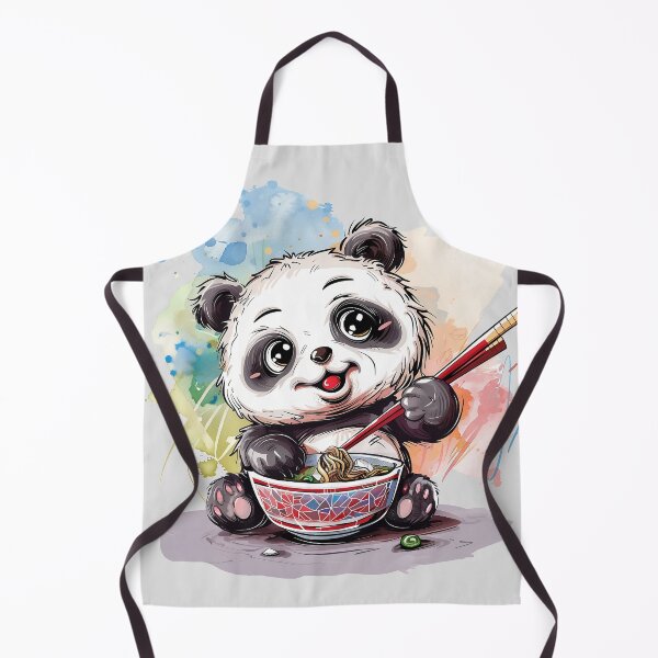 Item preview, Cute Panda Eating Ramen designed and sold by dharanna.