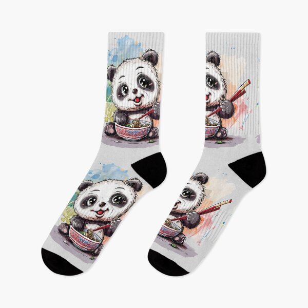 Item preview, Cute Panda Eating Ramen designed and sold by dharanna.