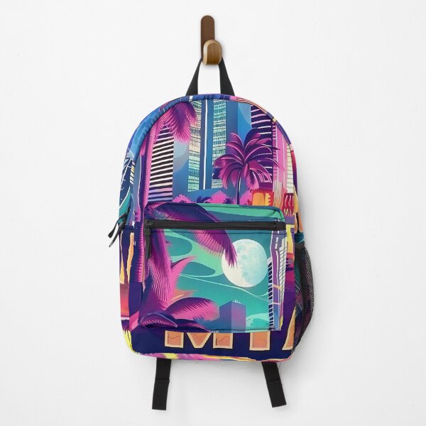 Item preview, Miami Travel Illustration designed and sold by nomiraclehere.