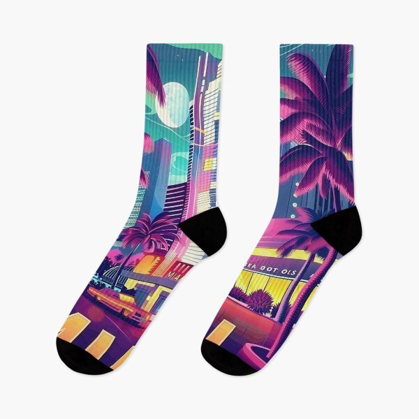 Item preview, Miami Travel Illustration designed and sold by nomiraclehere.