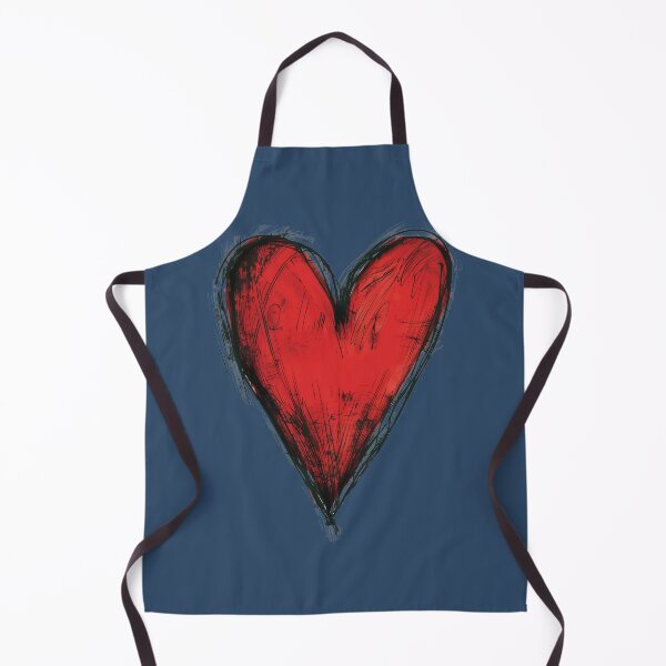 Item preview, HAND DRAWN RED LOVE HEART designed and sold by NikoDeeko.