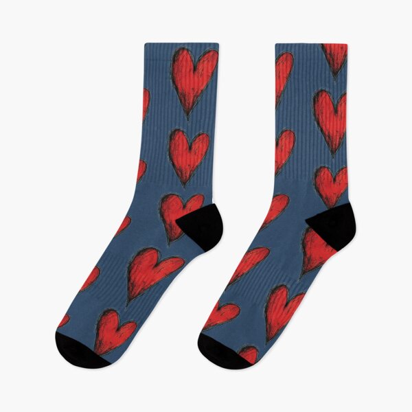 Item preview, HAND DRAWN RED LOVE HEART designed and sold by NikoDeeko.