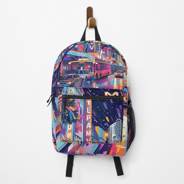 Item preview, Miami Travel Illustration designed and sold by nomiraclehere.