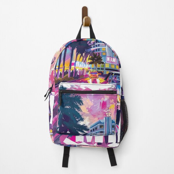 Item preview, Miami Travel Illustration designed and sold by nomiraclehere.