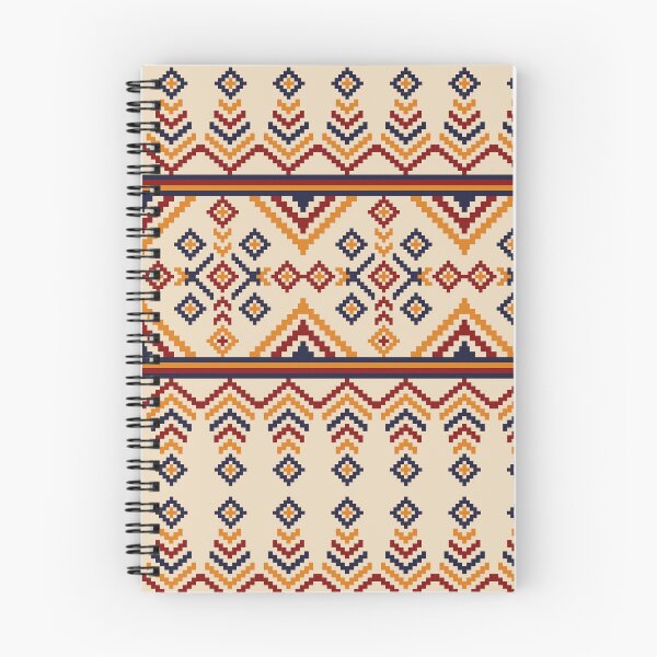 Item preview, Pattern pixel art ethnic geometric design for fabric designed and sold by Nonnipa.