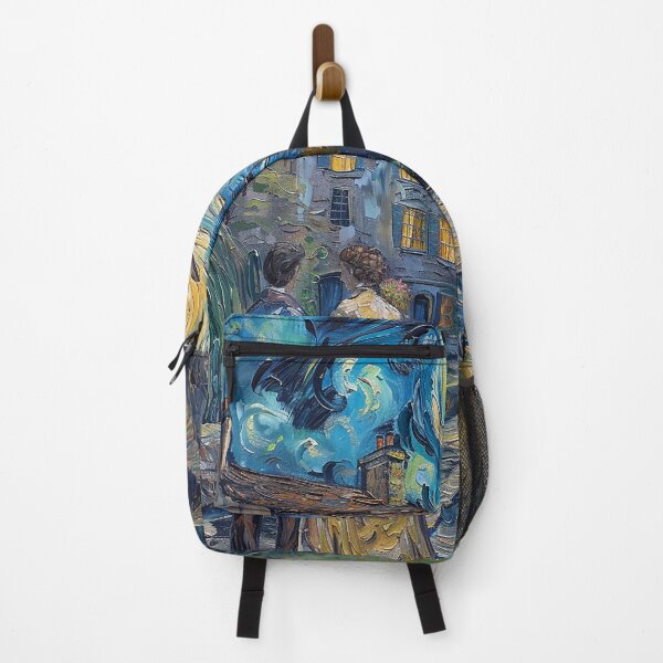 Item preview, Couple in love: A painting inspired by the art of Van Gogh. designed and sold by ArtwaveEmporium.