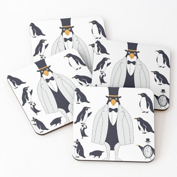 Item preview, Dapper Penguin: Royal Ascot Sticker designed and sold by GoodTripper.