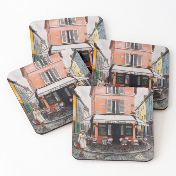 Item preview, Charming Café du Marais in Paris designed and sold by CARRAANN.