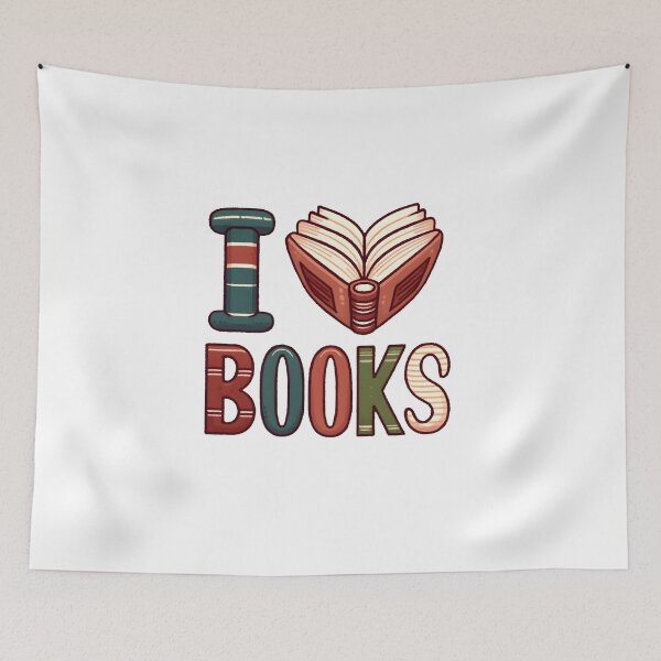 Item preview, I Love Books designed and sold by UmbrellaStudio1.
