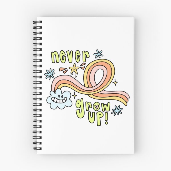 Item preview, Never Grow Up Pastel Rainbow designed and sold by GraceMakes03.