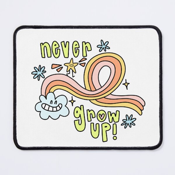 Item preview, Never Grow Up Pastel Rainbow designed and sold by GraceMakes03.