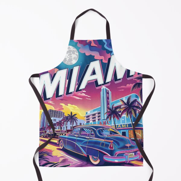 Item preview, Miami Travel Illustration designed and sold by nomiraclehere.