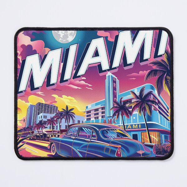 Item preview, Miami Travel Illustration designed and sold by nomiraclehere.