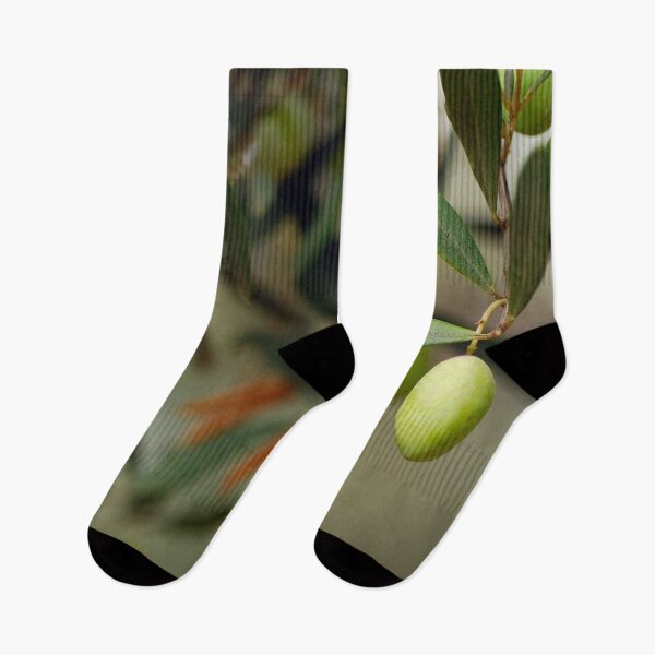 Item preview, Olives On A Branch Close Up Photo designed and sold by taiche.