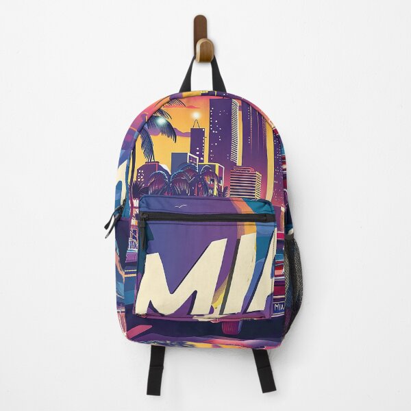 Item preview, Miami Travel Illustration designed and sold by nomiraclehere.