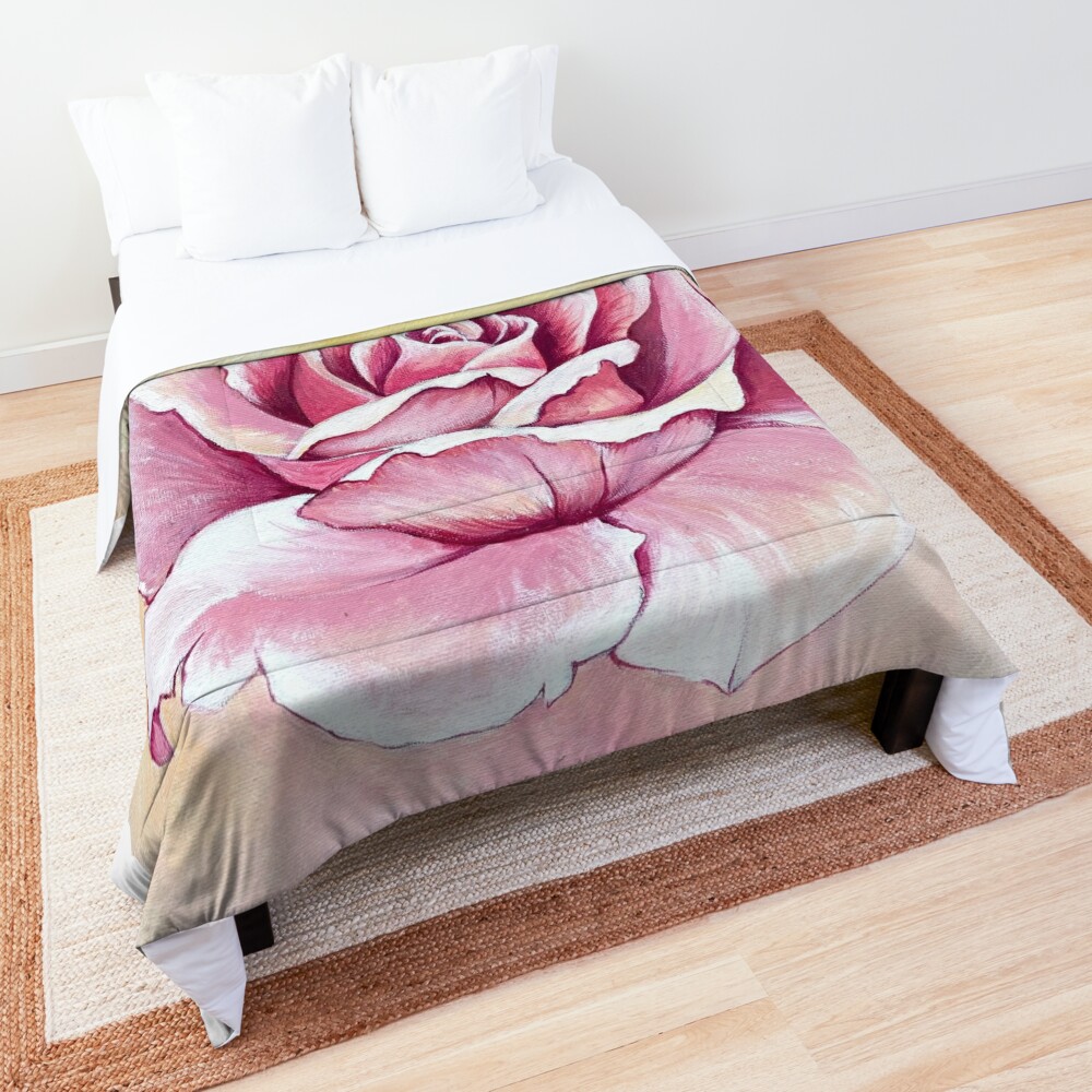 Pink Rose Comforter