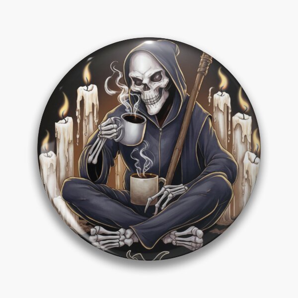 Item preview, Eternal Brew: The Reaper’s Coffee Hour designed and sold by AmziLife.