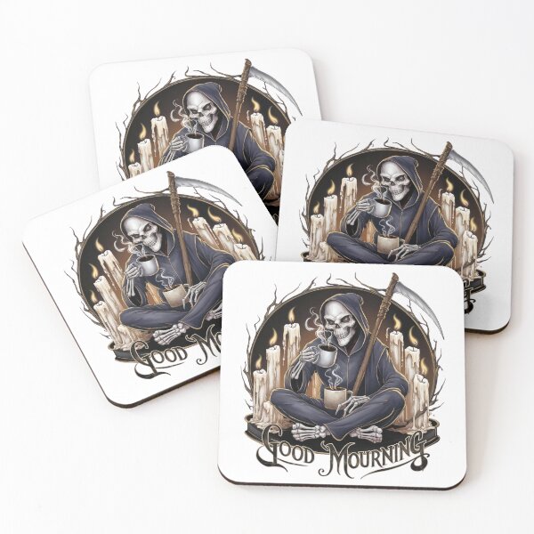 Item preview, Eternal Brew: The Reaper’s Coffee Hour designed and sold by AmziLife.