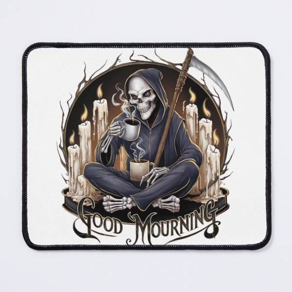 Item preview, Eternal Brew: The Reaper’s Coffee Hour designed and sold by AmziLife.