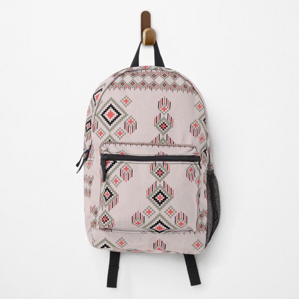 Item preview, Pattern pixel art ethnic geometric design for fabric designed and sold by Nonnipa.