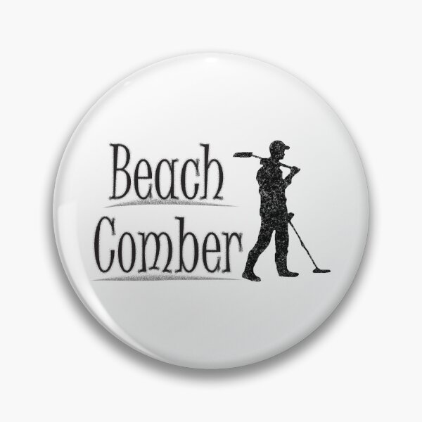 Item preview, Beach Comber Treasure Hunter Sandy Font Design With Metal Detector designed and sold by TheRainFamily.