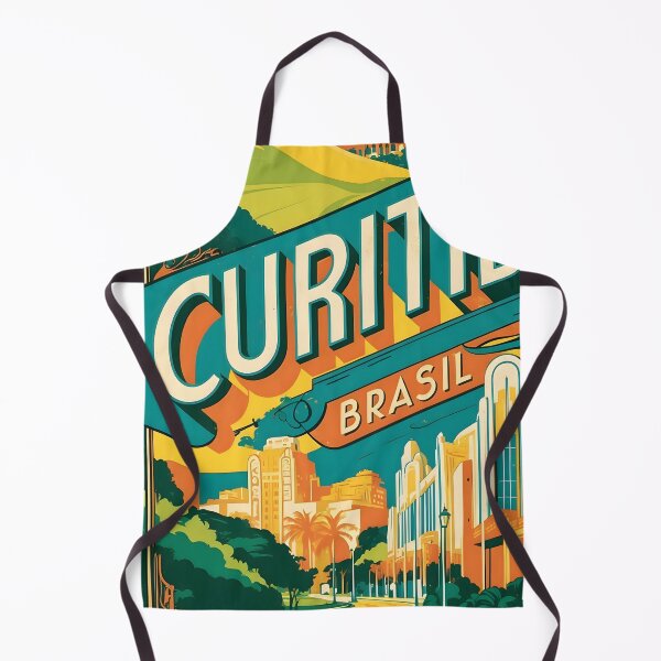 Item preview, Curitiba Brasil Vintage Travel Tourism designed and sold by TravelersGems.