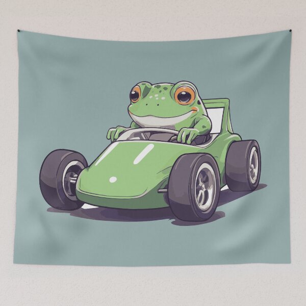 Item preview, Racing car frog designed and sold by Atlantico54.