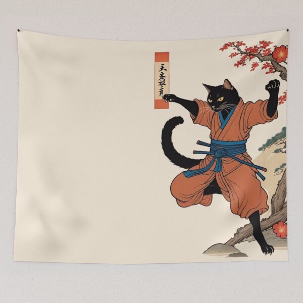 Item preview, Ninja Paws: Midnight Strike designed and sold by LyssasMindArt.