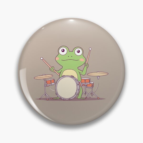 Item preview, drummer frog  designed and sold by Atlantico54.