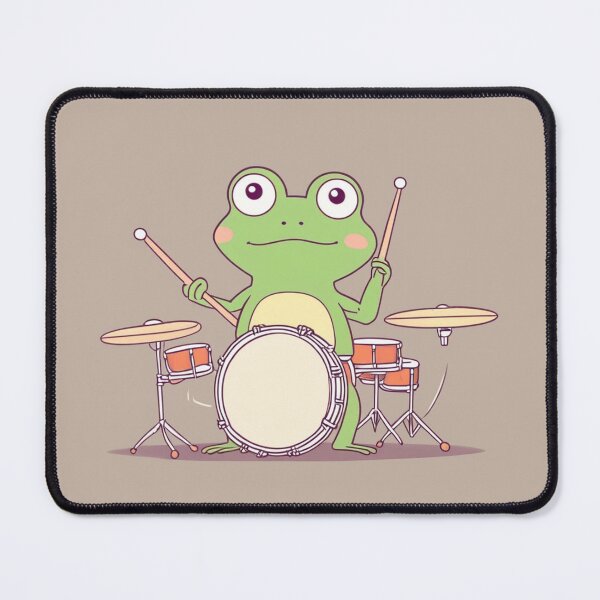 Item preview, drummer frog  designed and sold by Atlantico54.