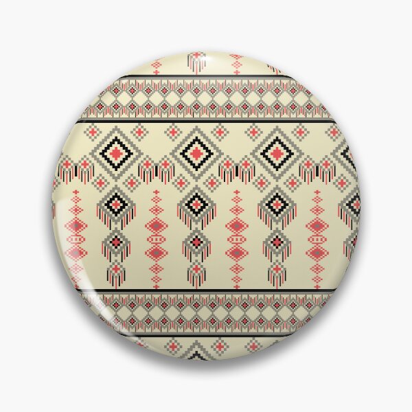 Item preview, Pattern pixel art seamless ethnic geometric for fabric design designed and sold by Nonnipa.